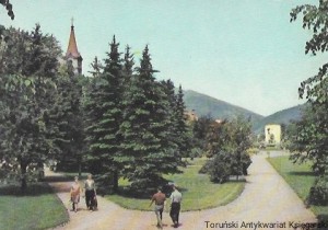 Pocztówka : Wisła. Park  / K. Kaczyński (wg fot.)