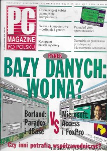 PC Magazine po Polsku : Niezależny miesięcznik informatyczny wrzesień 1993, nr 7 : Bazy danych wojna?  / Praca zbiorowa  
