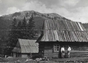 Pocztówka : Tatry Zachodnie. Szałasy na Hali Olczyskiej  / K. Gorazdowska  (fot.)