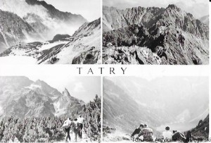 Pocztówka : Tatry Wysokie. Dolina Pięciu Stawów Polskich. Grań Gąsienicowej, Niebieskiej i Zawratowej Turni. Mieguszewsicki Szczyt Wielki, Cubryna, Mnich. Morskie Oko  / J. Proppe, R. Serafin, J. Vogel, M. Zaleski  (fot.)