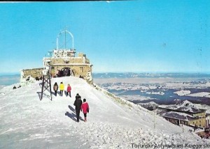 Pocztówka : Tatry Zachodnie. Obserwatorium Meteorologiczne i stacja kolejki linowej na Kasprowym Wierchu / M. Raczkowski  (fot.) 