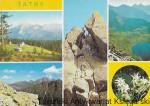 Pocztówka : Tatry Wysokie. Panorama Tatr z Głodówki. Zdobywanie Mnicha. Krajobraz Doliny Pięciu Stawów Polskich. Widok tatrzańskich szczytów ze szlaku turystycznego na Szpiglasowym Wierchu / T. Olszewski, M. Raczkowski, M. Zaleski, T. Sumiński (fot.) 