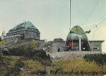  Pocztówka : Karkonosze. Stacja wyciągu krzesełkowego i schronisko PTTK na Szrenicy  / A. Stelmach  (wg fot.)