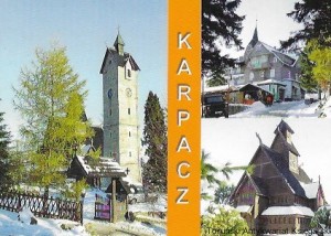 Pocztówka Karpacz-Świątynia Wang. D. W. Wang  / A. Kuriata  (fot.)