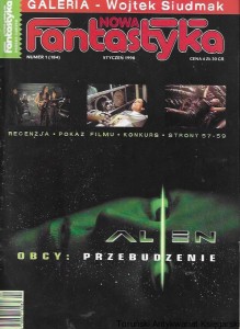 Nowa Fantastyka Numer 1 (184) styczeń 1998 : Galeria - Wojtek Siudmak. Obcy przebudzenie  / Praca zbiorowa  