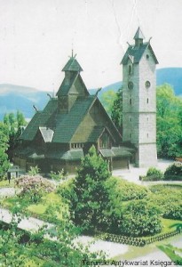 Pocztówka. Karpacz. Świątynia Wang / M. Żukowski (fot.)