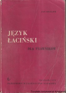 Język łaciński dla prawników / Jan Rezler
