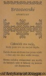 Aforyzmy : Biblioteczka Aforystów  / Stanisław Brzozowski 