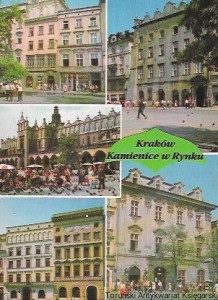 Pocztówka. Kraków. Kamienice Banerów Szara. Rynek Główny. Kamienica Wierzynka i Margrabska / P. Krassowski, H. Pawlak, A, Zborski  