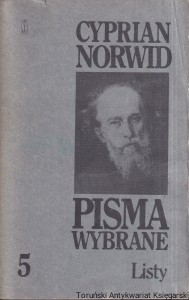 Pisma wybrane tom 5 Listy / Cyprian Norwid