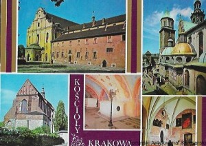 Pocztówka. Kraków. Opactwo Cystersów w Mogile fundacji Iwona Odrowąża z 1225 roku / S. i K. Jabłońscy, A. Zborski 