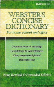 Webster’s Concise Dictionary : For home, cool and office /  Praca zbiorowa  