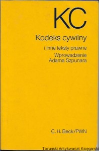 KC Kodeks cywilny i inne teksty prawne / Adam Szpuner 