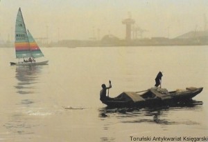 Pocztówka. Boats in the Lagos Port during Harmattan Season  / Brak autora 