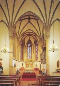 Pocztówka. Vaduz, Furstentum Liechtenstein. Pfarrkirche St. Florin, erbaut 1869-1873  / brak autora