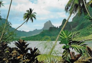 Pocztówka. Paysage De Moorea : Tahiti  / Brak autora 