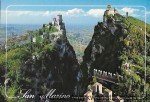Pocztówka. Repubblica Di San Marino : The three Towers and view  / Brak autora 