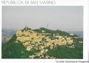 Pocztówka. Repubblica Di San Marino. View of Monte Titano  / brak autora 