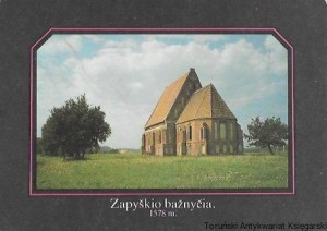 Pocztówka. Zapyskio baznycia 1578 m.  / brak autora 