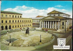 Pocztówka. Munchen Nationaltheater am max-Joseph-Platz  / Brak autora 