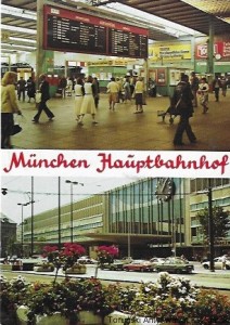 Pocztówka. Munchen Hauptbahnhof  / Brak autora 