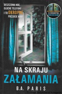 Na skraju załamania / B. A. Paris  