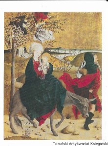 Pocztówka. Flight into Egypt, by the Meister von Mondsee  / brak autora