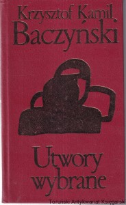 Utwory wybrane / Krzysztof Kamil Baczyński