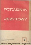 Poradnik językowy 1984 Maj zeszyt 5  / Praca zbiorowa  