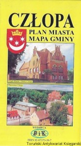 Człopa : Plan miasta, Mapa gminy  / Brak autora  