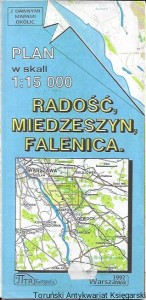 Radość, Miedzeszyn, Falenica : Plan : Z dawnymi mapami okolic  / Praca zbiorowa  