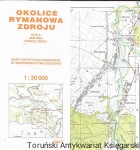 Okolice Rymanowa Zdroju : Dukla, Jaśliska, Iwonicz Zdrój : Mapa turystyczno-nazewnicza ze słownikiem etymologicznym  / Wojciech Krukar 