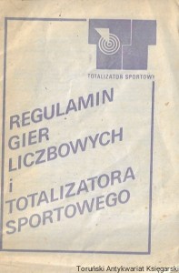 Regulamin gier liczbowych i Totalizatora sportowego : Totalizator sportowy  / Brak autora 