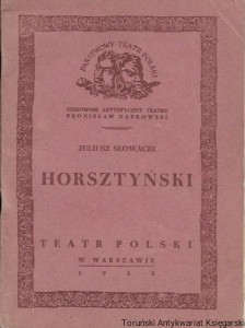 Horsztyński : tragedia Juliusza Słowackiego /  Praca zbiorowa  