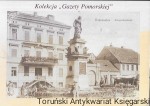 Pocztówka. Hohensalza Kriegerdenkmal.  : Inowrocław. Fragment Rynku z pomnikiem Germanii : Kolekcja „Gazety Pomorskiej”  : Reprint / Brak autora 