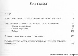  Tematy i zagadnienia maturalne : Chemia : Matura 2003  / Anna Dominiak  