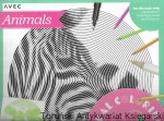 Avec Animals : Spiral Coloring 20 coloring pages  / Brak autora 
