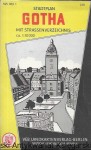 Stadplan Gotha mit Strassenvrzeichnis  / Praca zbiorowa 