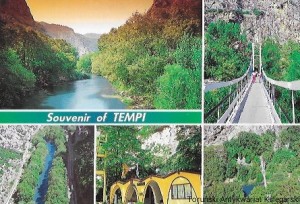 Pocztówka. Greece. Souvenir of Tempi  / Brak autora 