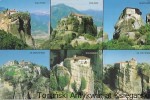 Pocztówka. Greece. Agia Trias, Varlaam, Anapavsas, Metamorfosis, Roussanou, Ag.Srefanos  / Brak autora 