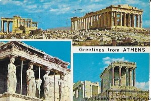 Pocztówka. Greece. Greetings from Athens  / Brak autora 