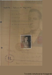 Listy do matki z obozu koncentracyjnego w Sachsenhausen / Aleksander Błasińska, Wojciech Zegarski (oprac.)