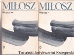 Wiersze Komplet Tomy 1-2 / Czesław Miłosz 