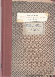 Ulysses Moore : Antykwariat ze starymi mapami / Pierdomenico Baccalario