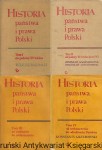 Historia Państwa i Prawa t. 1,2,3,4 / Juliusz Bardach, Zdzisław Kaczmarczyk, Bogusław Leśnodorski, Konstanty Grzybowski