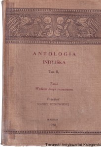 Antologia Indyjska. Tom II / przeł. Wanda Dynowska