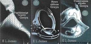 Pięćdziesiąt twarzy Greya cz.1,2,3 / E. L. James 