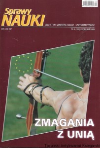 Sprawy Nauki : Biuletyn Ministra Nauki i Informatyzacji Nr 4 (109) kwiecień 2005 : Zmagania z Unią / Praca zbiorowa  
