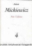 Pan Tadeusz 4  / Adam Mickiewicz 