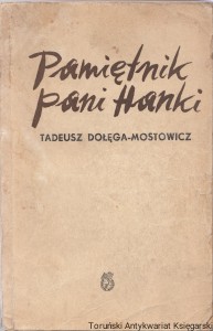 Pamiętniki pani Hanki / Tadeusz Dołęga-Mostowicz